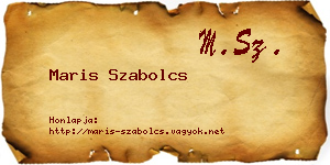 Maris Szabolcs névjegykártya